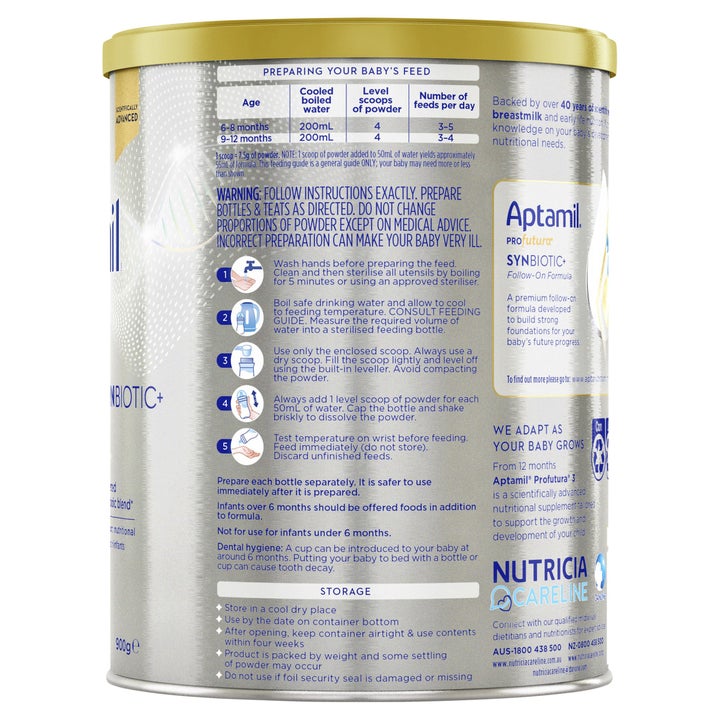 Aptamil Profutura 2 Premium Baby Follow-On Formula From 6-12 Months 900g