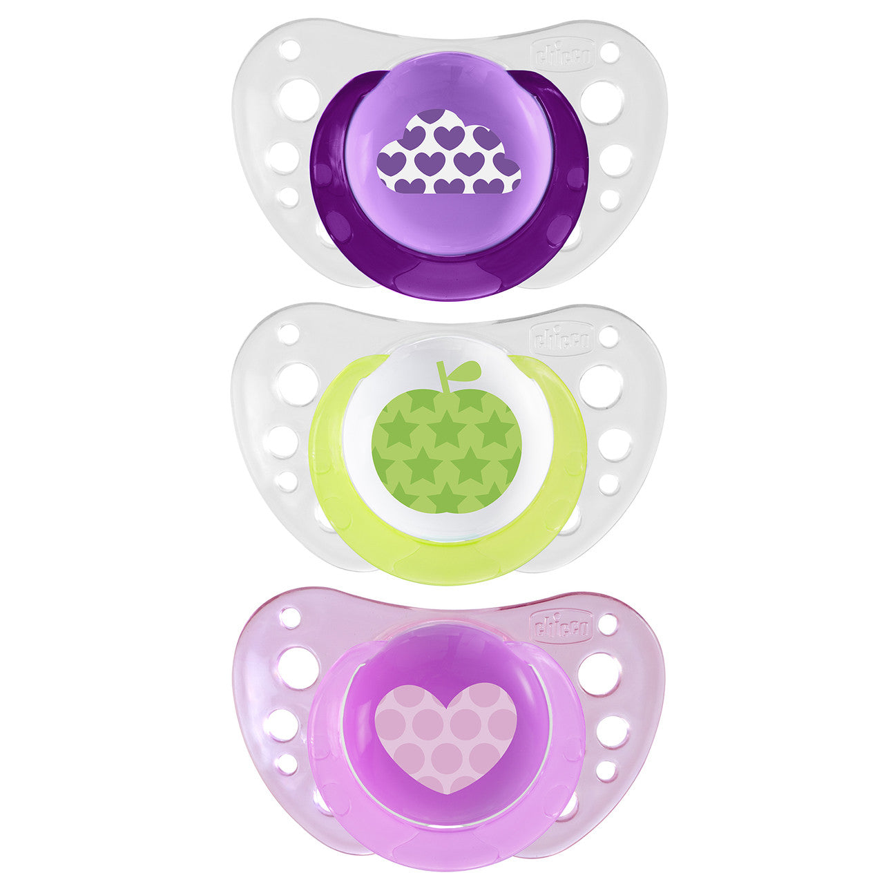 Chicco Physio Air Soother 2 Packs for Girl