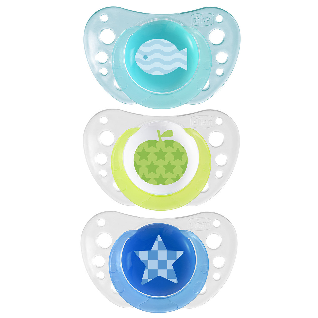 Chicco Physio Air Soother 2 Packs for Boy