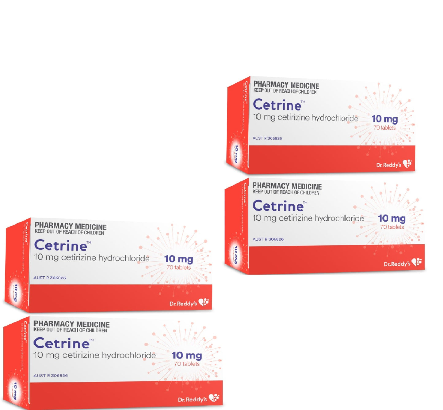 Cetirizine 10mg (Cetrine) Dr Reddy's - FRESH STOCK JUST ARRIVED