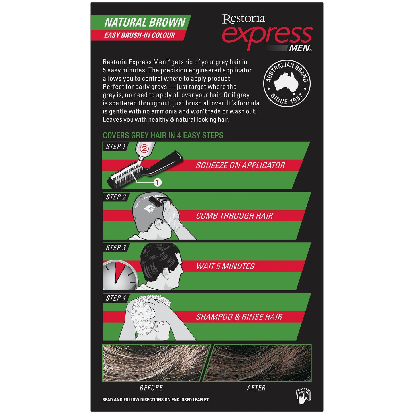 Restoria Express Men Natural Brown