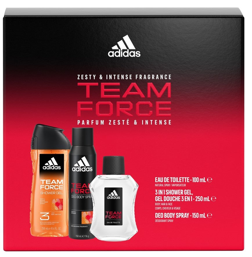 ADIDAS TEAM FORCE TRIO GIFTSET EDT 100ML