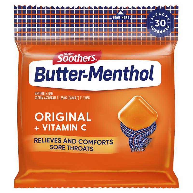 Allens Butter menthol 3x10 Lozenge Multipack