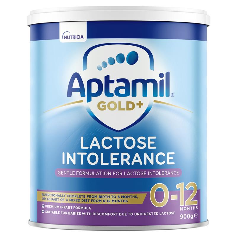 Aptamil Gold+ Lactose Intolerance Baby Infant Formula 0 - 12 Months 900g (expiry 3/24)