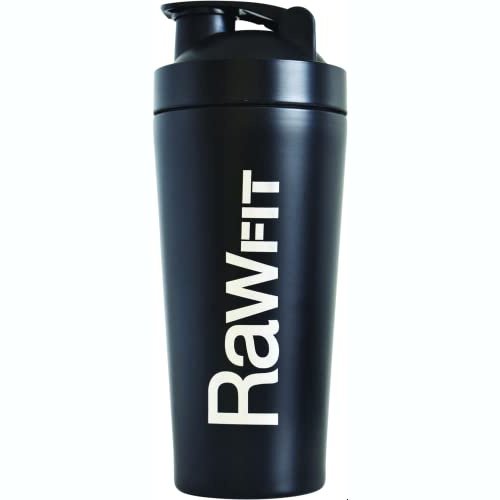 AMAZONIA RawFit Stainless Steel Shaker Black 700ml