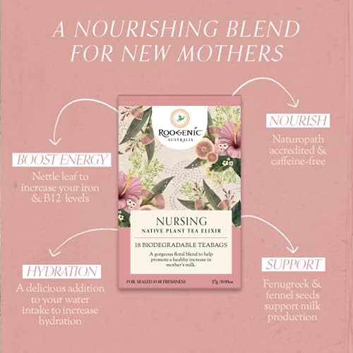 Roogenic Australia Nursing (Native Plant Tea Elixir) x 18 Tea Bags