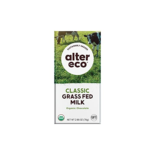 ALTER ECO Chocolate (Organic) Classic Grass Fed Milk 75g 12PK