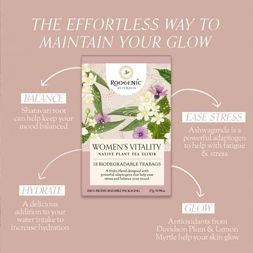 Roogenic Australia Women's Vitality (Native Plant Tea Elixir) Loose Leaf 60g