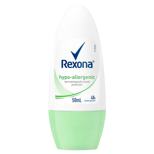 REXONA Women Antiperspirant Roll On Deodorant Hypoallergenic 50ml