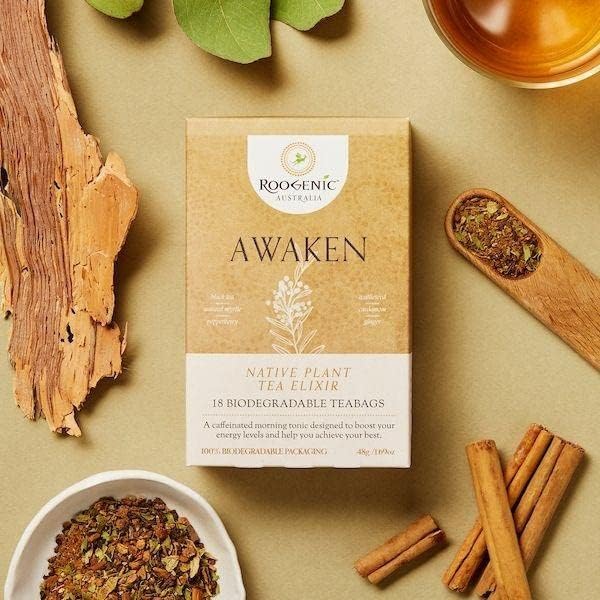 Roogenic Australia Awaken (Native Plant Tea Elixir) Loose Leaf 100g
