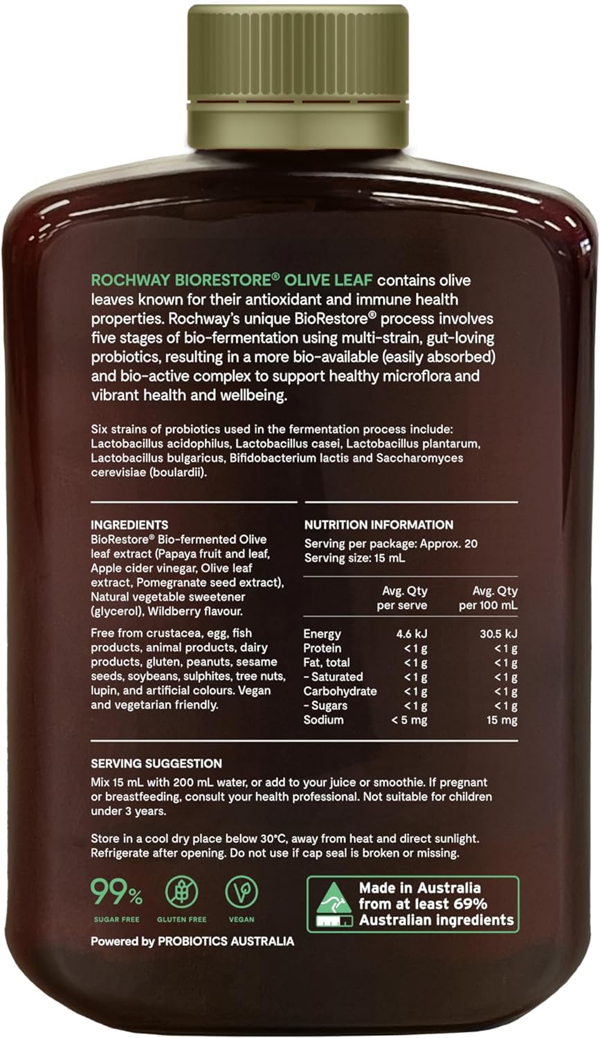 Rochway I Am Immunity (BioRestore Olive Leaf) 300ml