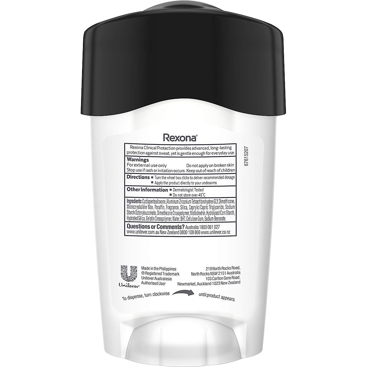 Rexona for Men Clinical Protection Antiperspirant Clean Scent 45ml