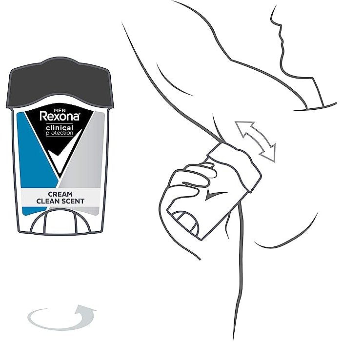 Rexona for Men Clinical Protection Antiperspirant Clean Scent 45ml