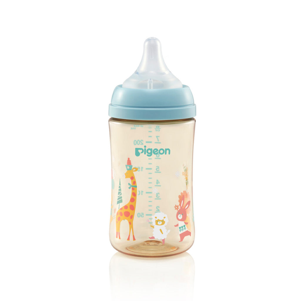 Pigeon SofTouch Bottle PPSU 240mL - Animal