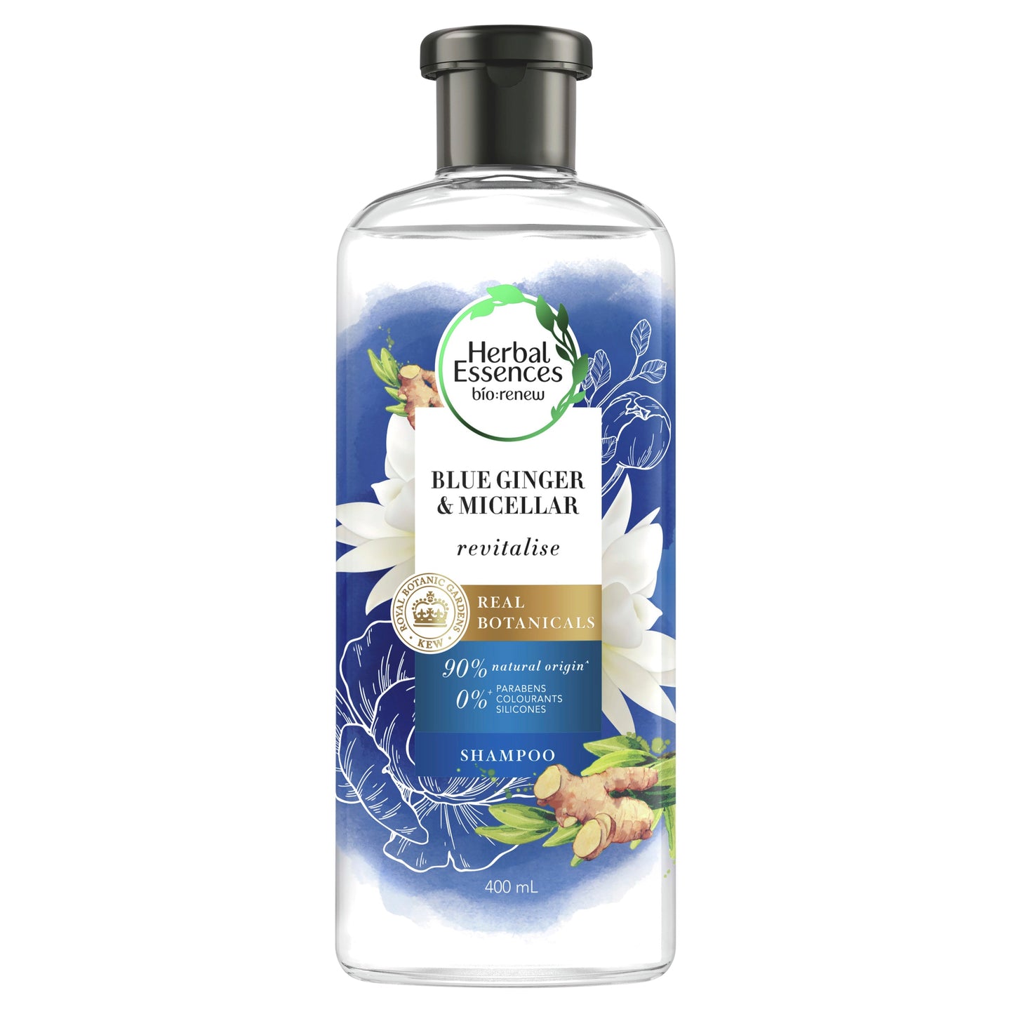 Herbal Essences Bio Renew Blue Ginger & Micellar Shampoo 400ml