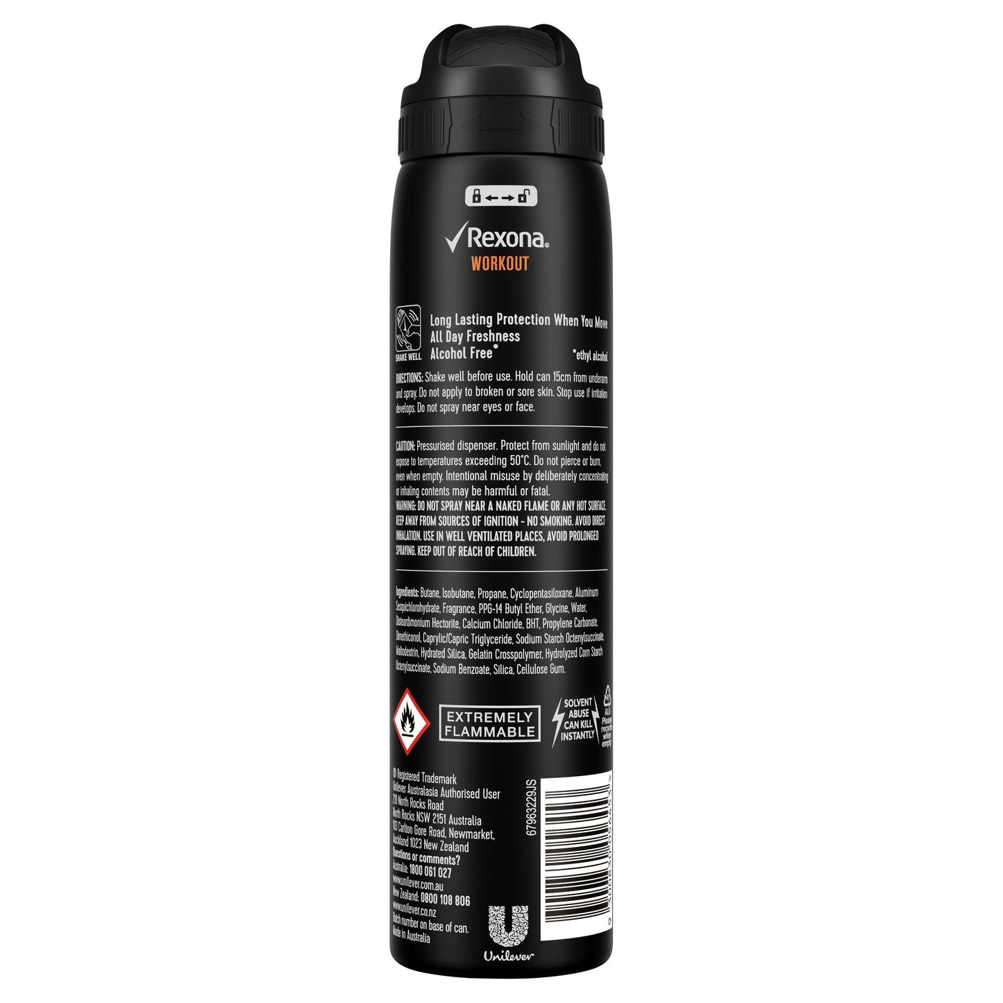 Rexona for Men Antiperspirant Advanced Workout 220ml