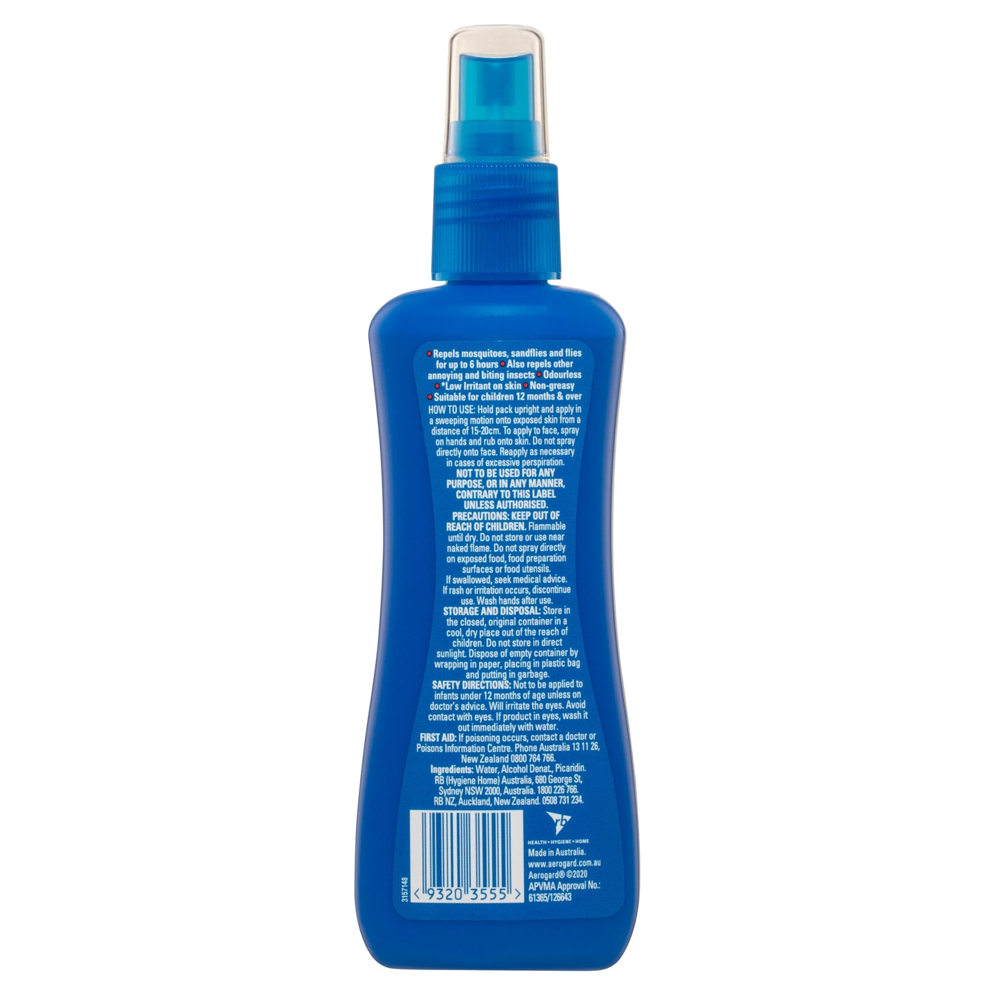 Aerogard Odourless Insect Repellant 175ml Pump