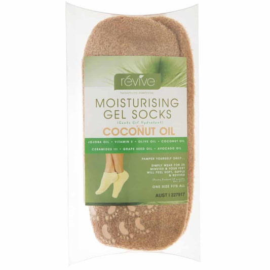 Révive Moisturising Gel Socks with Coconut Oil