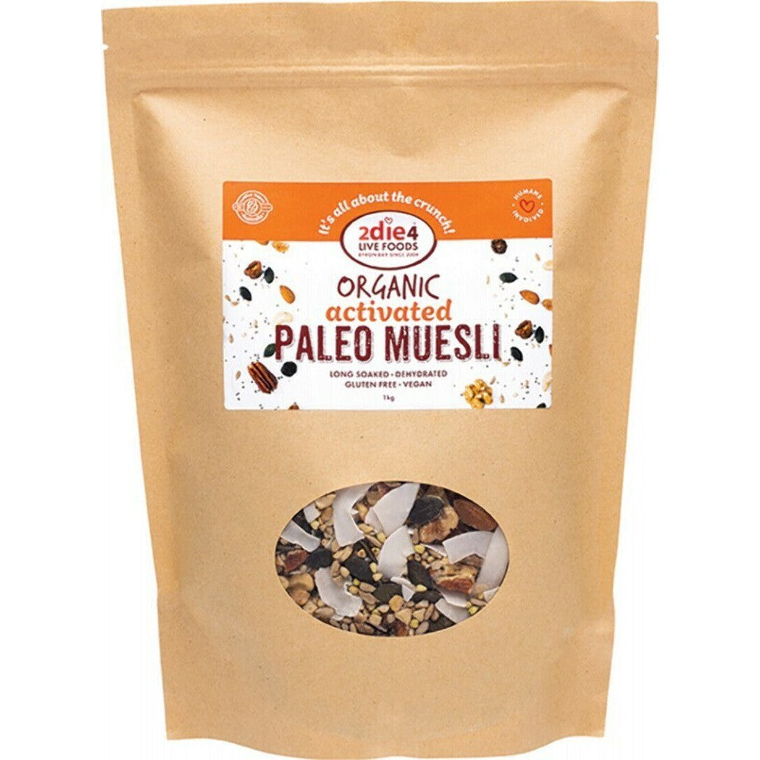 2DIE4 LIVE FOODS Organic Activated Paleo Muesli 1kg