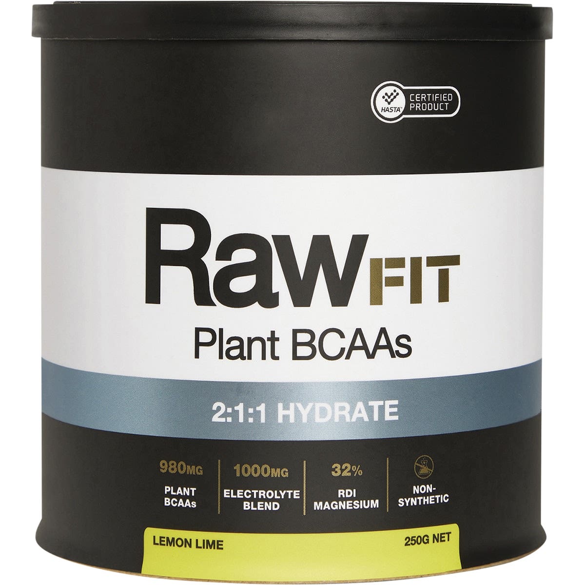 AMAZONIA RawFit Plant BCAAs 2:1:1 Hydrate Lemon Lime 250g