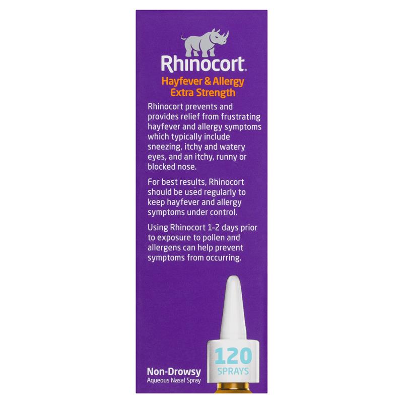 Rhinocort Hayfever & Allergy Extra Strength Nasal Spray 120 doses