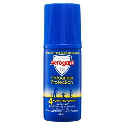 Aerogard Odourless Protection Insect Repellent Roll On 50ml
