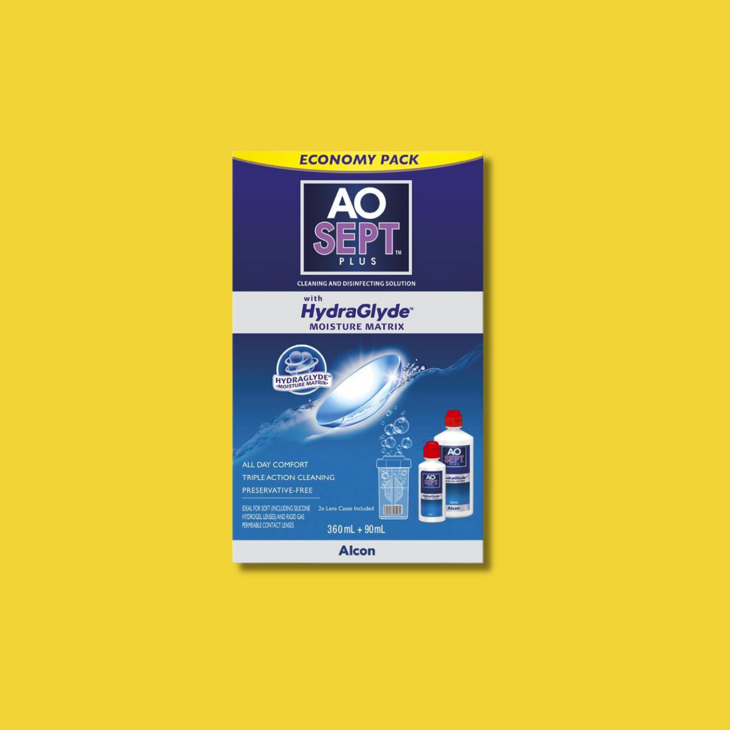 AOSEPT+ HYDRAGLYDE ECO 360+90ML