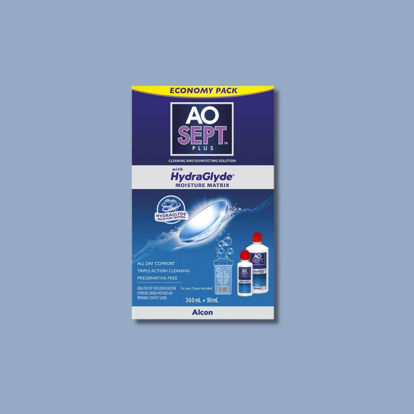 AOSEPT+ HYDRAGLYDE ECO 360+90ML