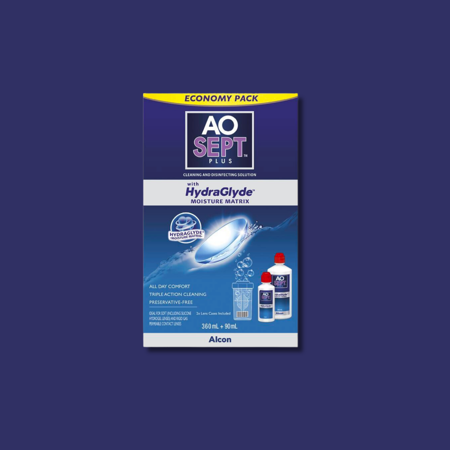 AOSEPT+ HYDRAGLYDE ECO 360+90ML