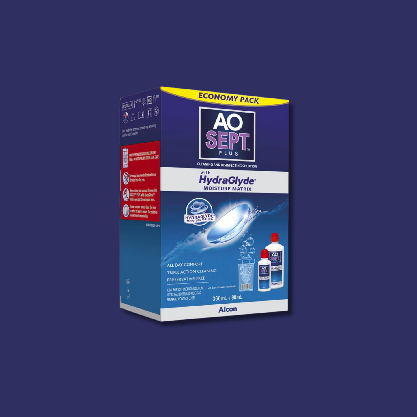 AOSEPT+ HYDRAGLYDE ECO 360+90ML