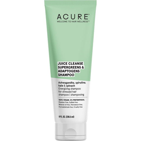 ACURE Juice Cleanse S/greens & Adaptogens Shampoo 236ml