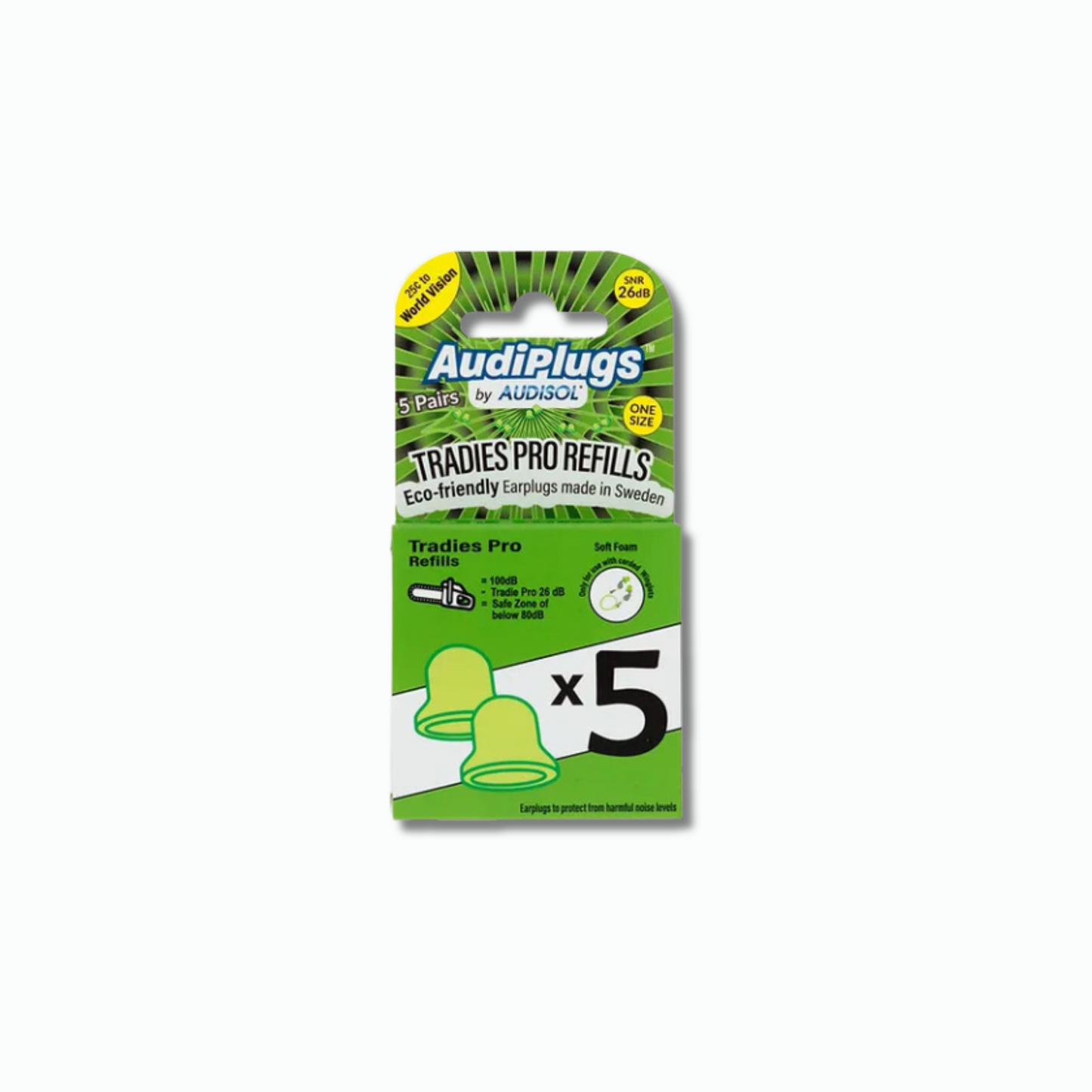 AUDIPLUGS TRADIES PRO - REFILLS