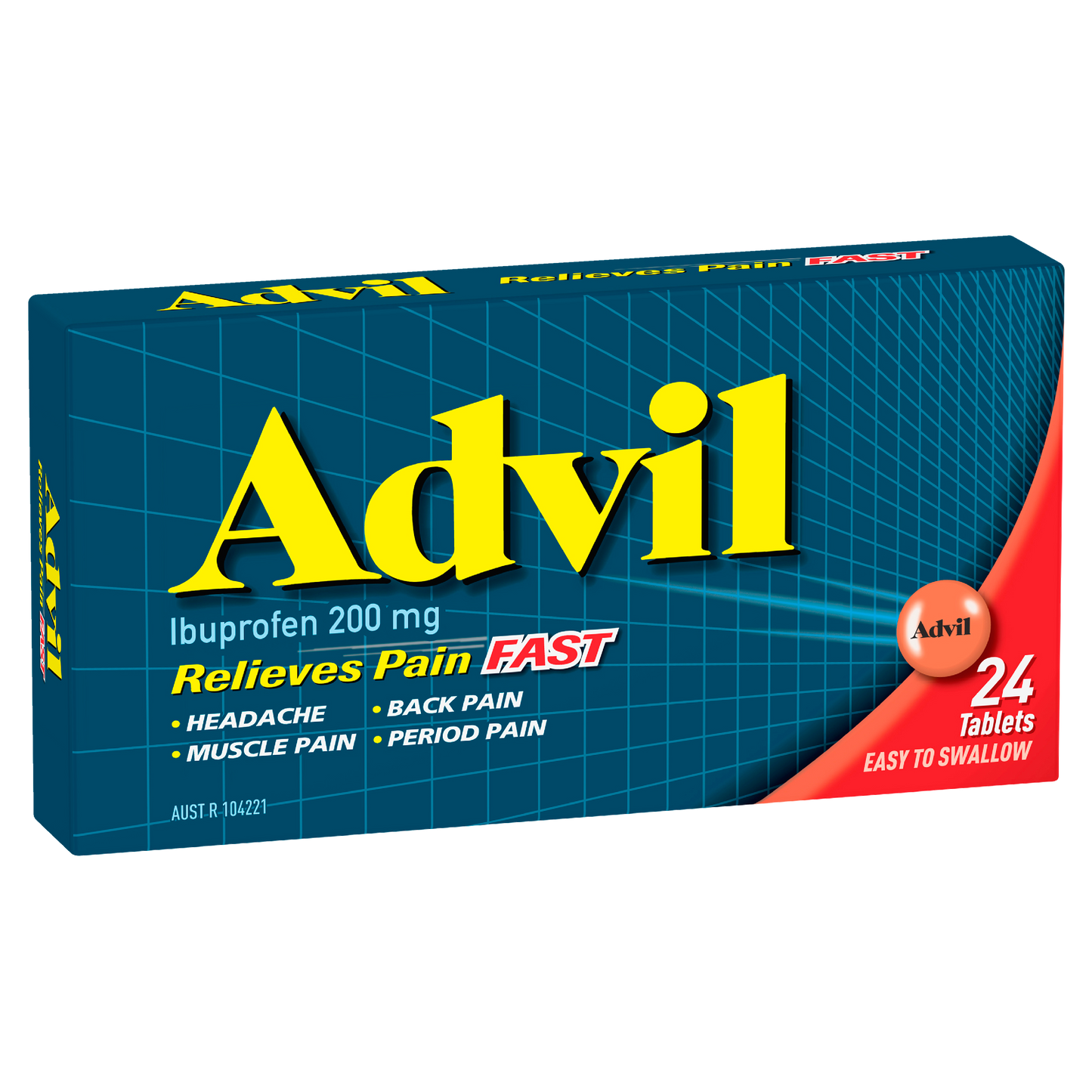Advil Tablets 200mg Ibuprofen 24 Pack