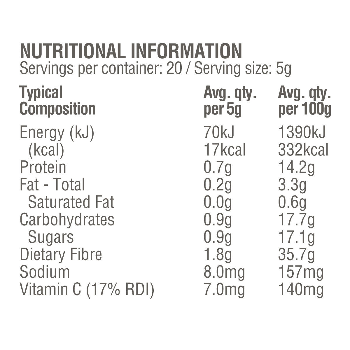 AMAZONIA Raw Wholefood Extracts Women's Multi Peach Passionfruit 100g