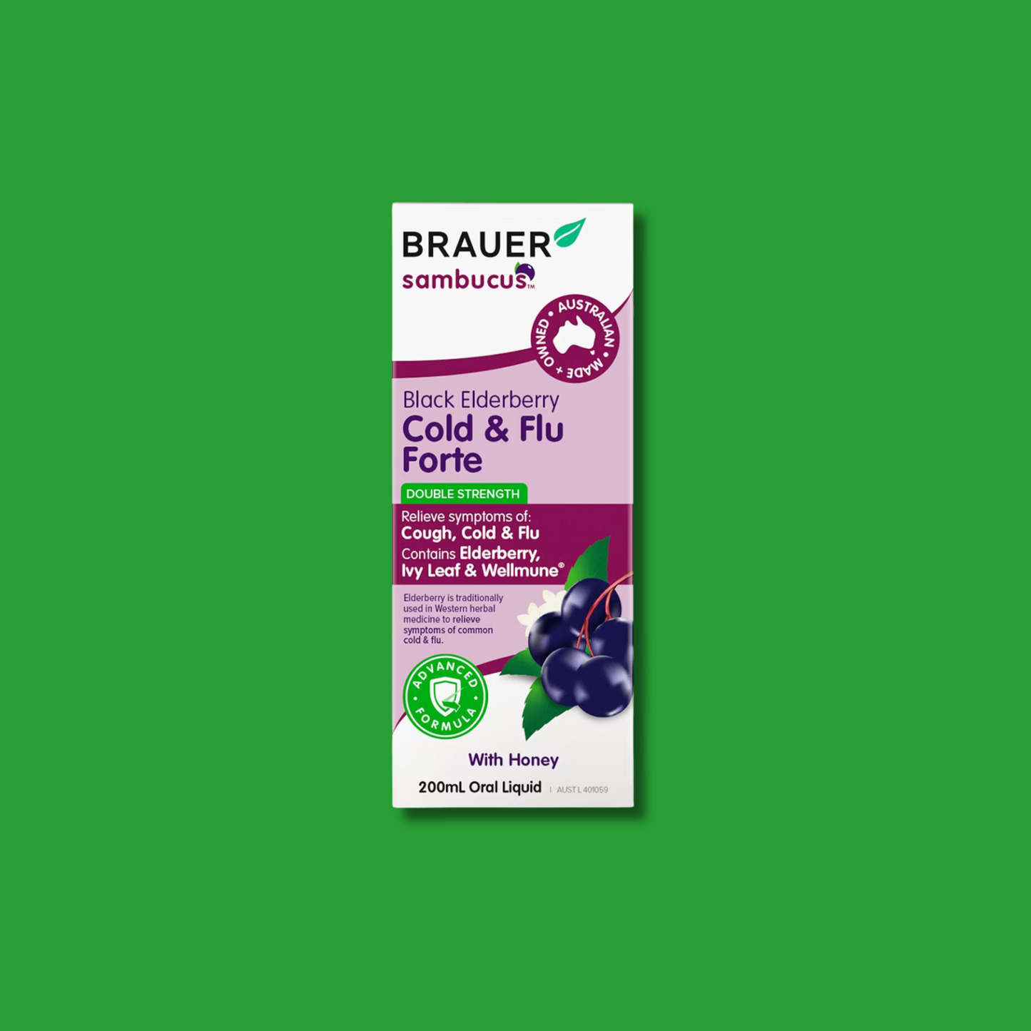 BRAUER BLACK ELDER C&F FORTE ADULT 200ML