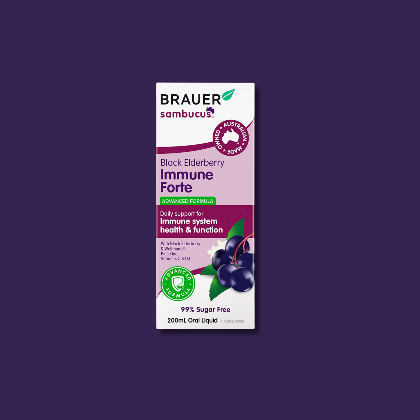 BRAUER ELDERBERRY DRY COUGH ADULT 200ML