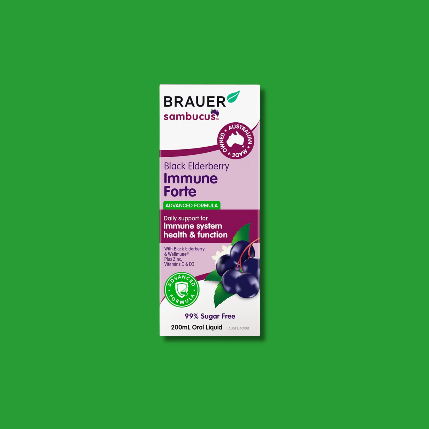 BRAUER ELDERBERRY DRY COUGH ADULT 200ML