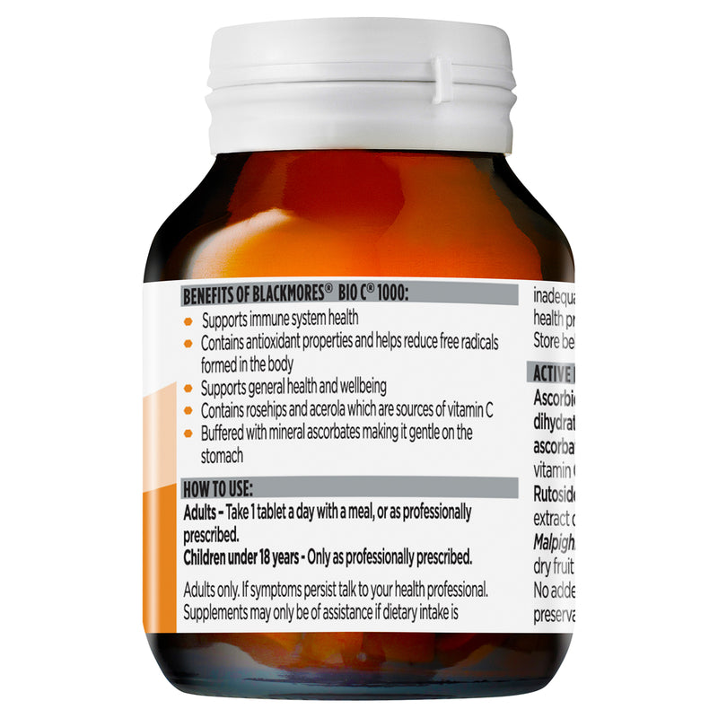 Blackmores Bio C 1000mg 31 Tablets