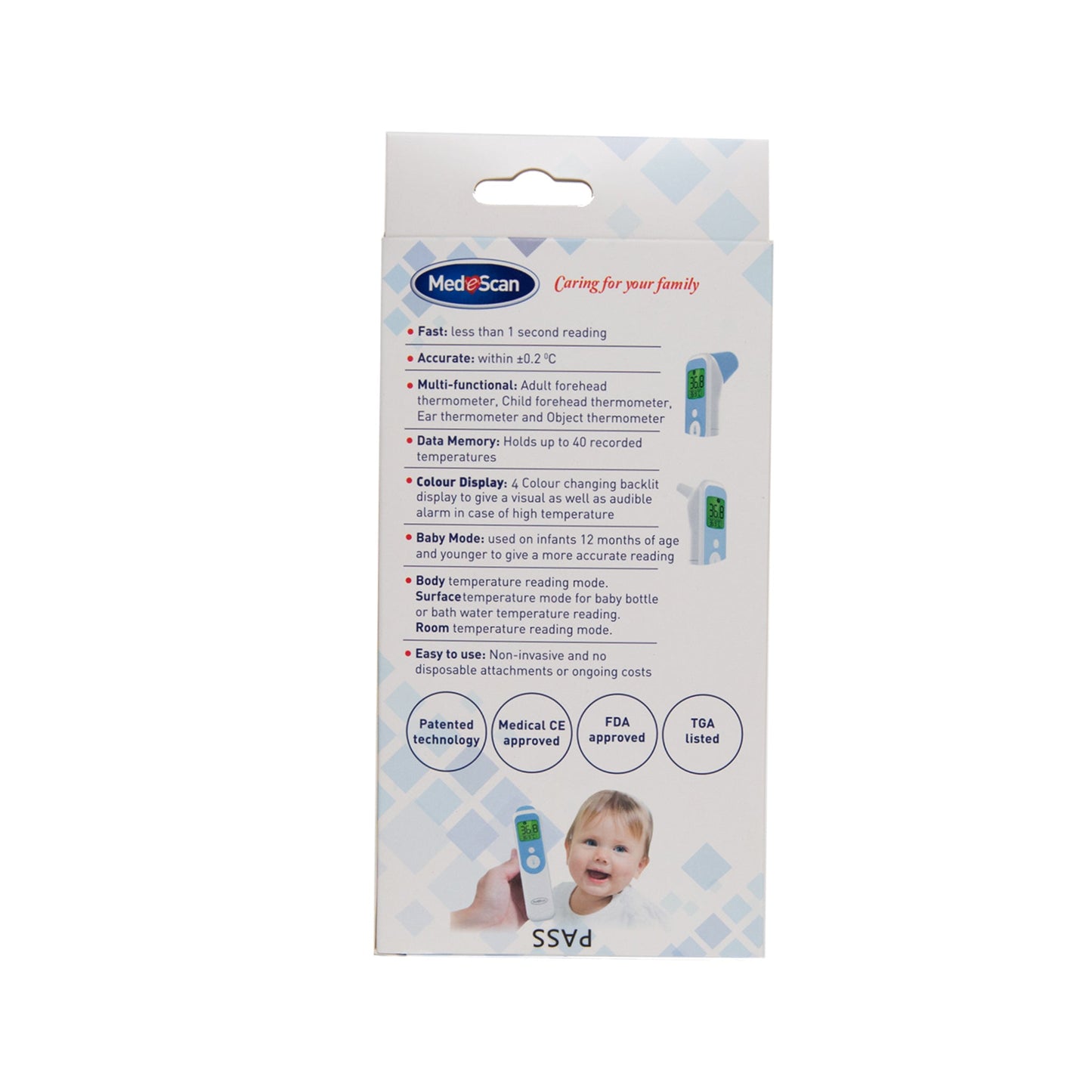 2 in 1 Touchless & Ear Thermometer