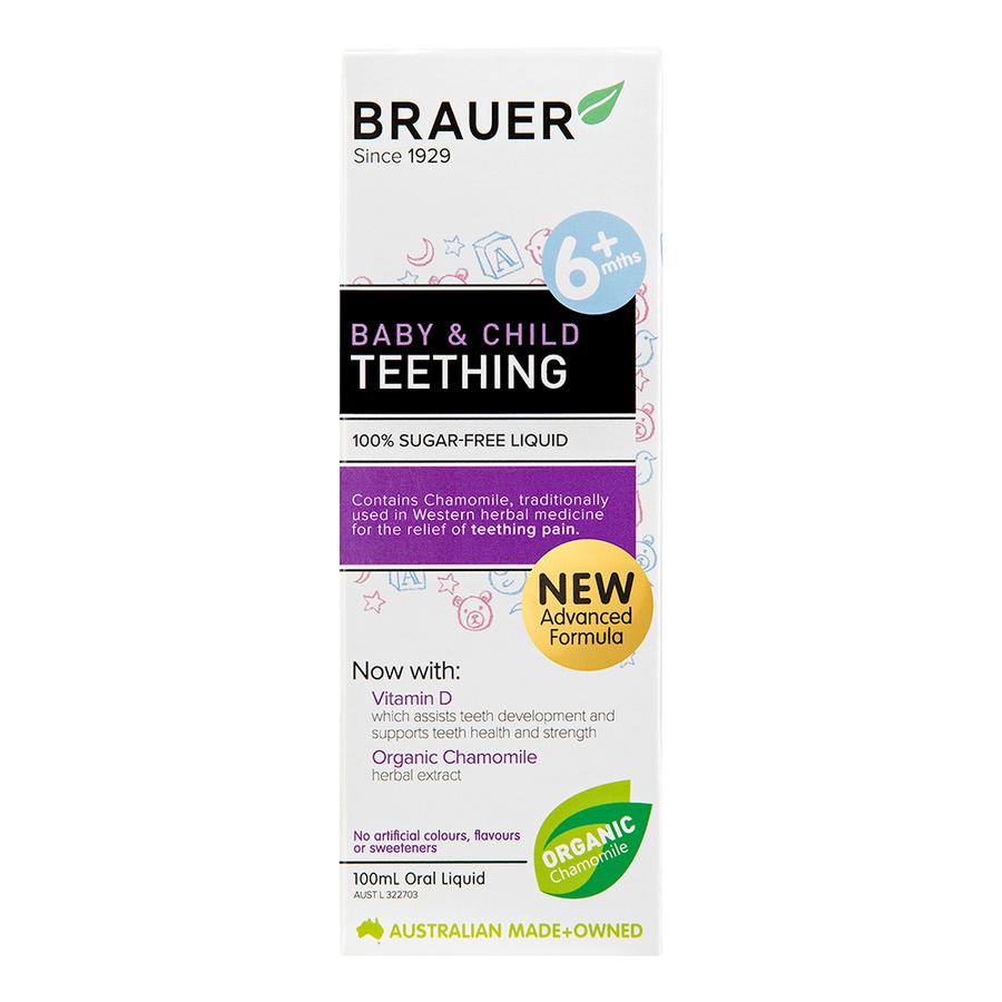 Brauer Baby & Child Teething Oral Liquid Relief 100mL