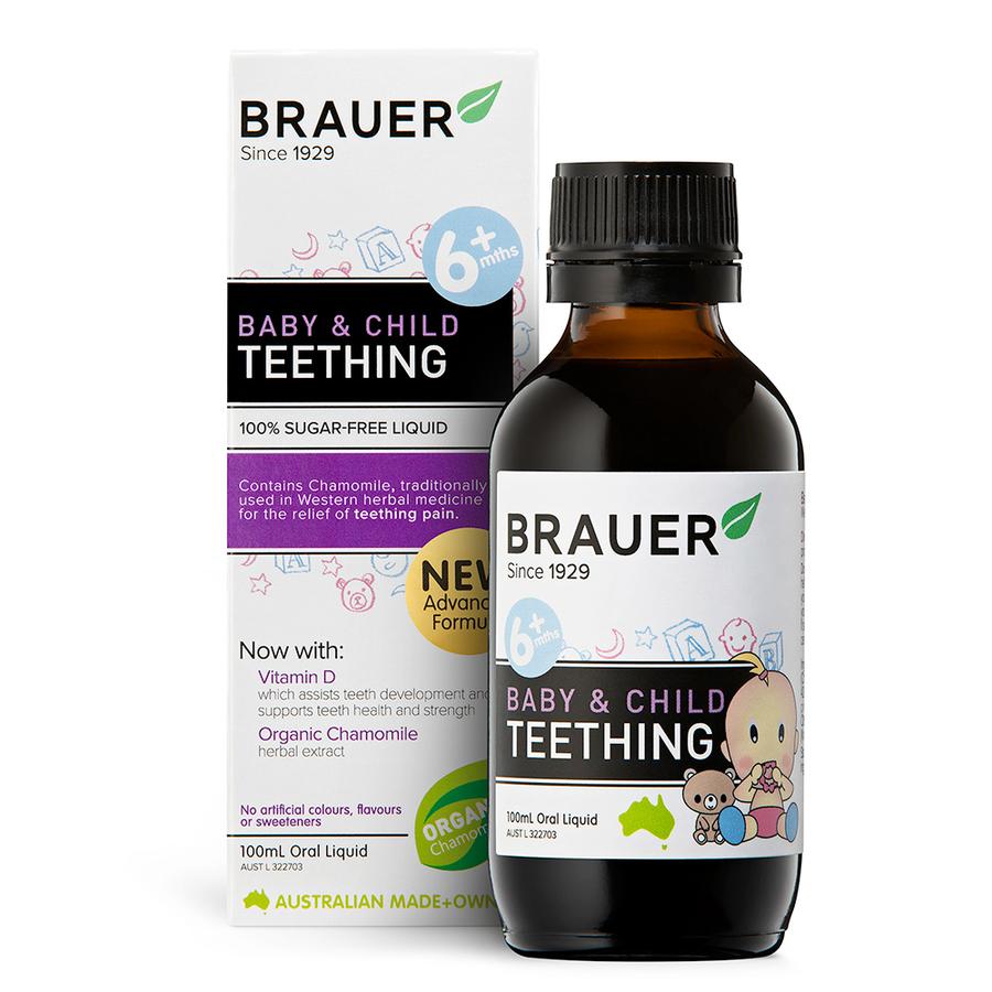 Brauer Baby & Child Teething Oral Liquid Relief 100mL