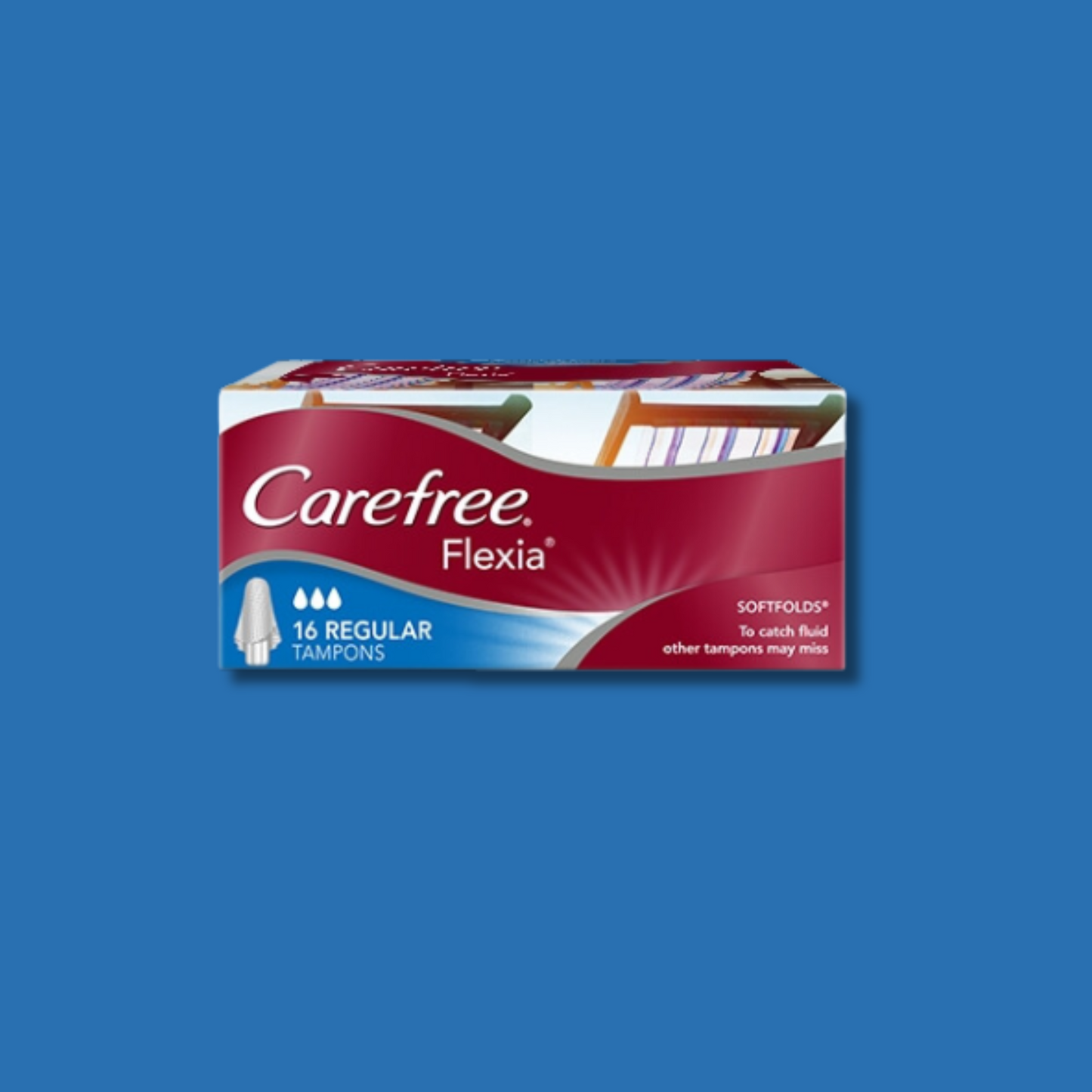 CAREFREE® FLEXIA® REGULAR TAMPONS