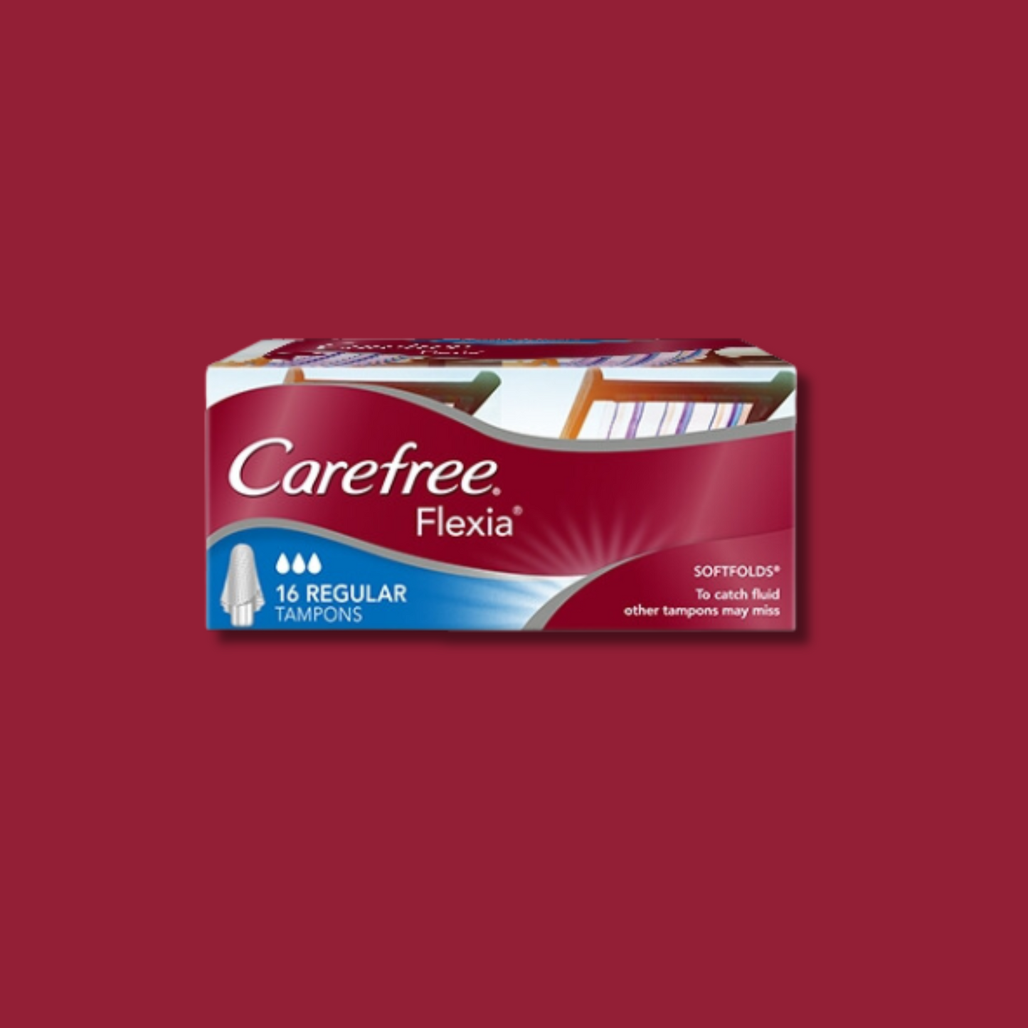 CAREFREE® FLEXIA® REGULAR TAMPONS