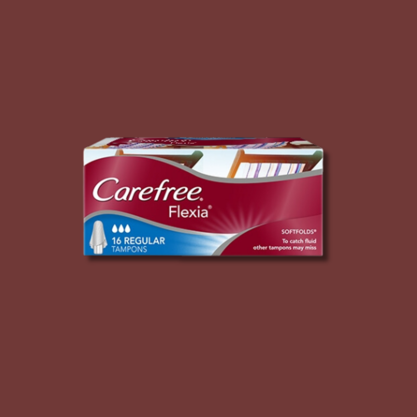 CAREFREE® FLEXIA® REGULAR TAMPONS