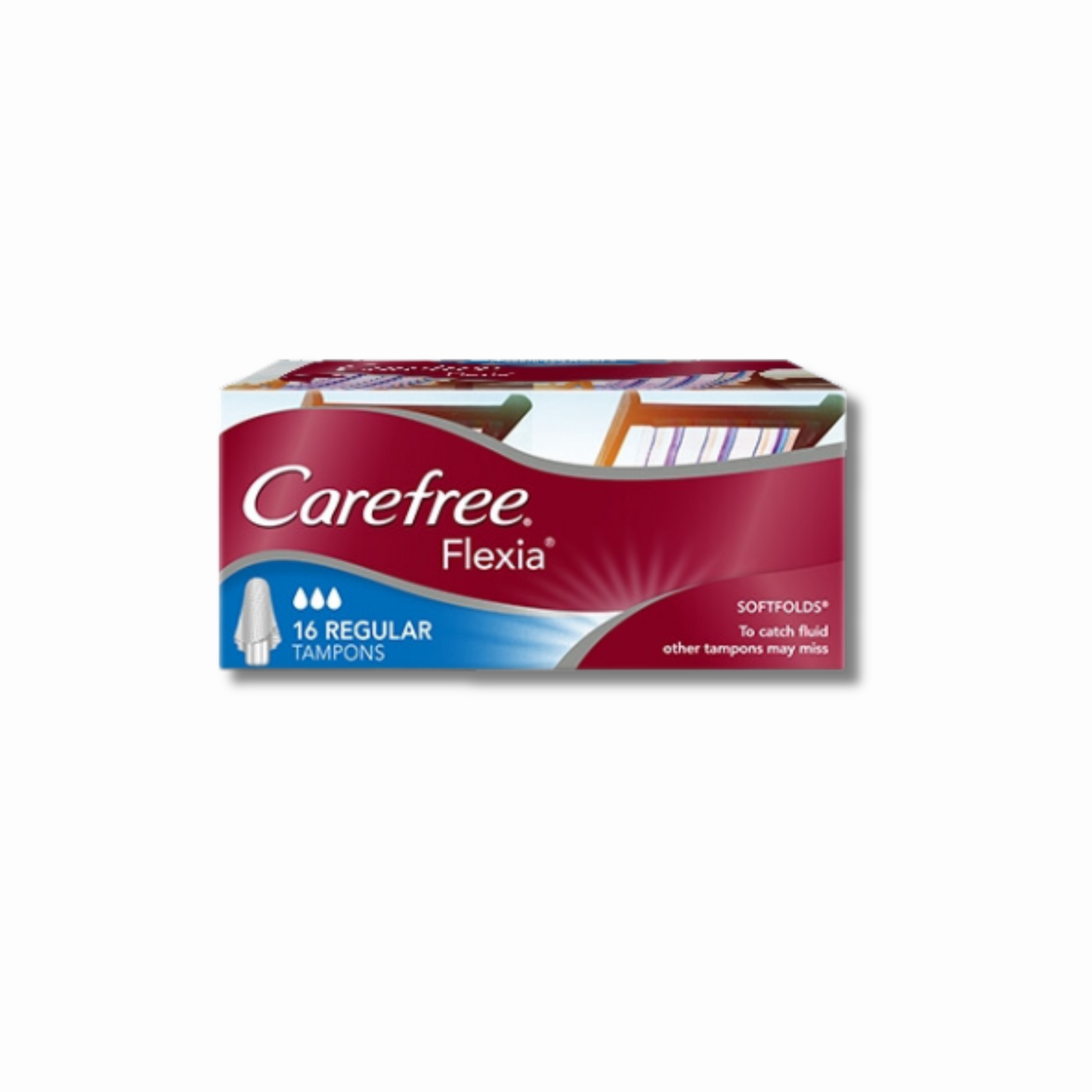 CAREFREE® FLEXIA® REGULAR TAMPONS