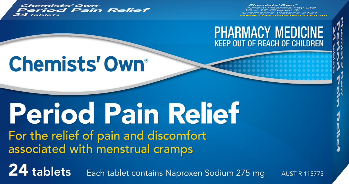 24 x Period Pain Relief Tablets Chemists' Own