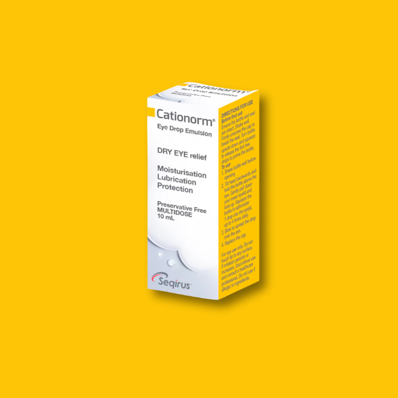 Cationorm Dry Eye Relief Preservative Free Multi Dose 10ml