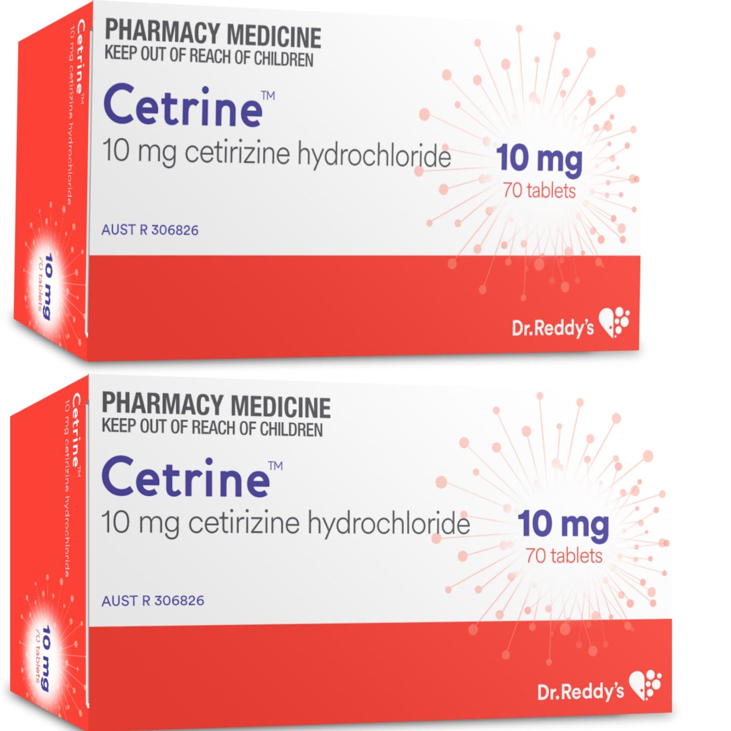 Cetirizine 10mg (Cetrine) Dr Reddy's - FRESH STOCK JUST ARRIVED