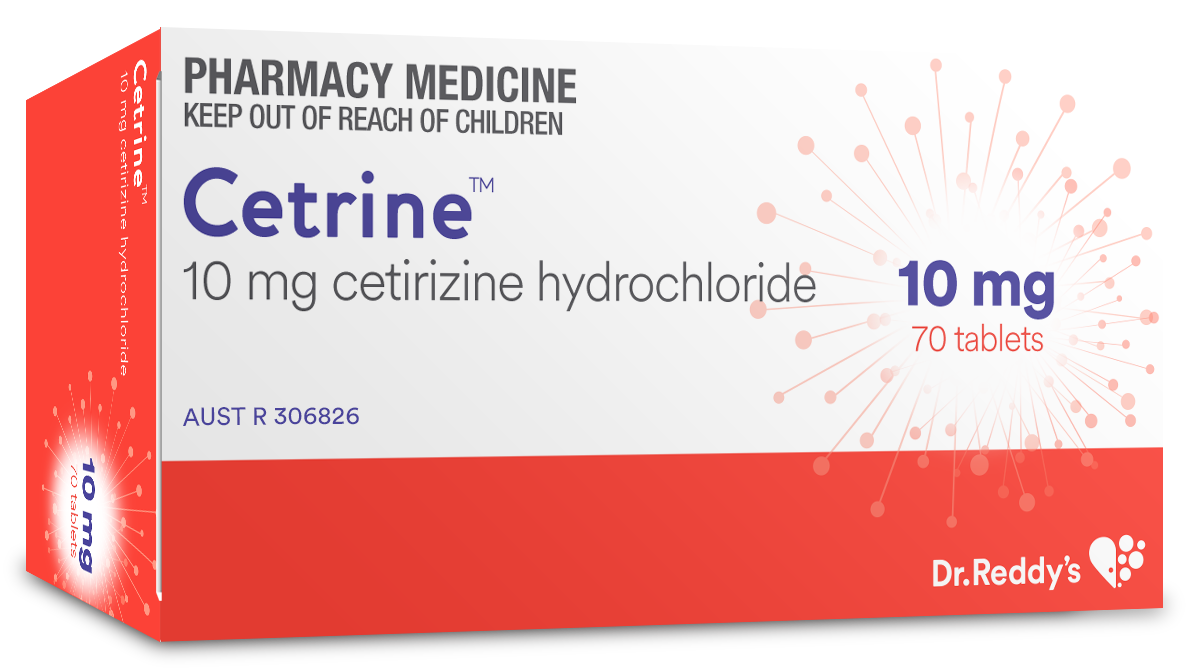 Cetirizine 10mg (Cetrine) Dr Reddy's - FRESH STOCK JUST ARRIVED
