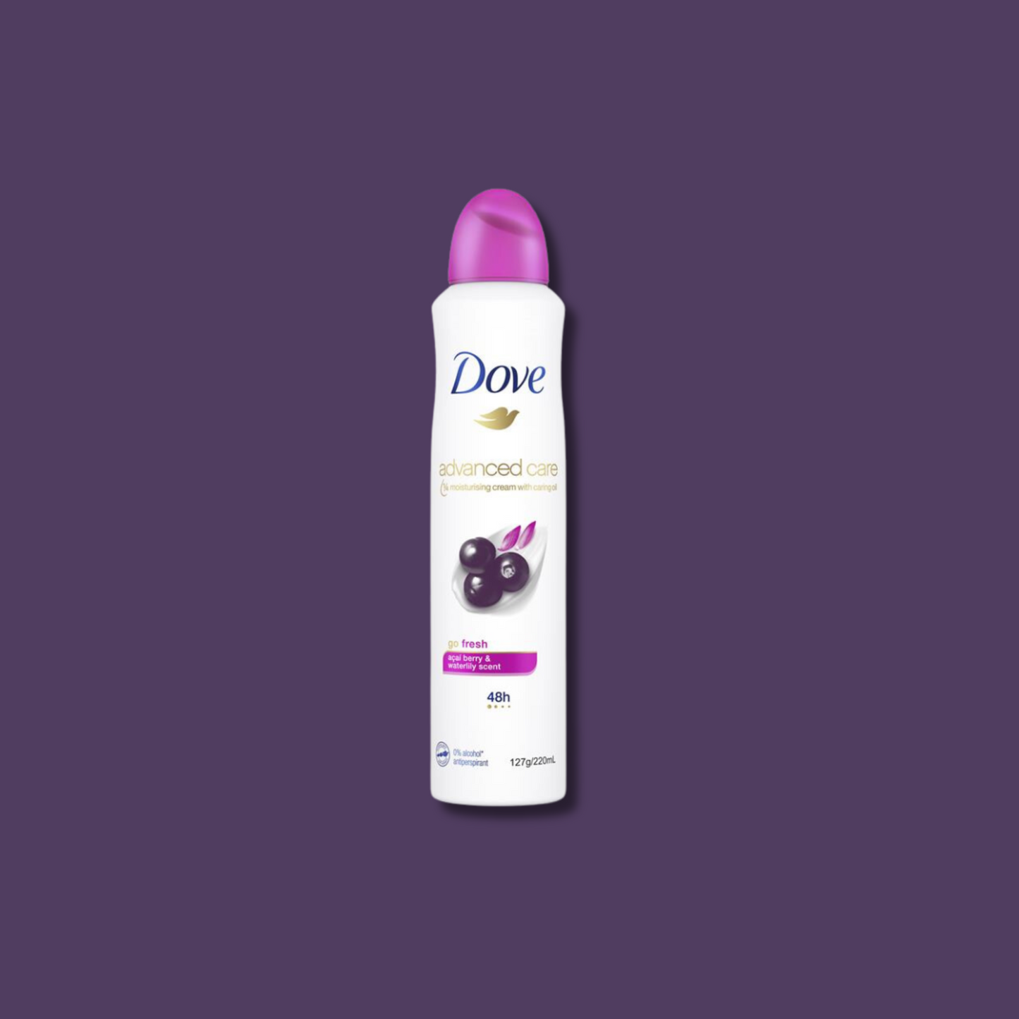 DOVE ANTIPERSPIRANT ADVANCE CARE GO FRESH ACAI WATERLILY 220ML